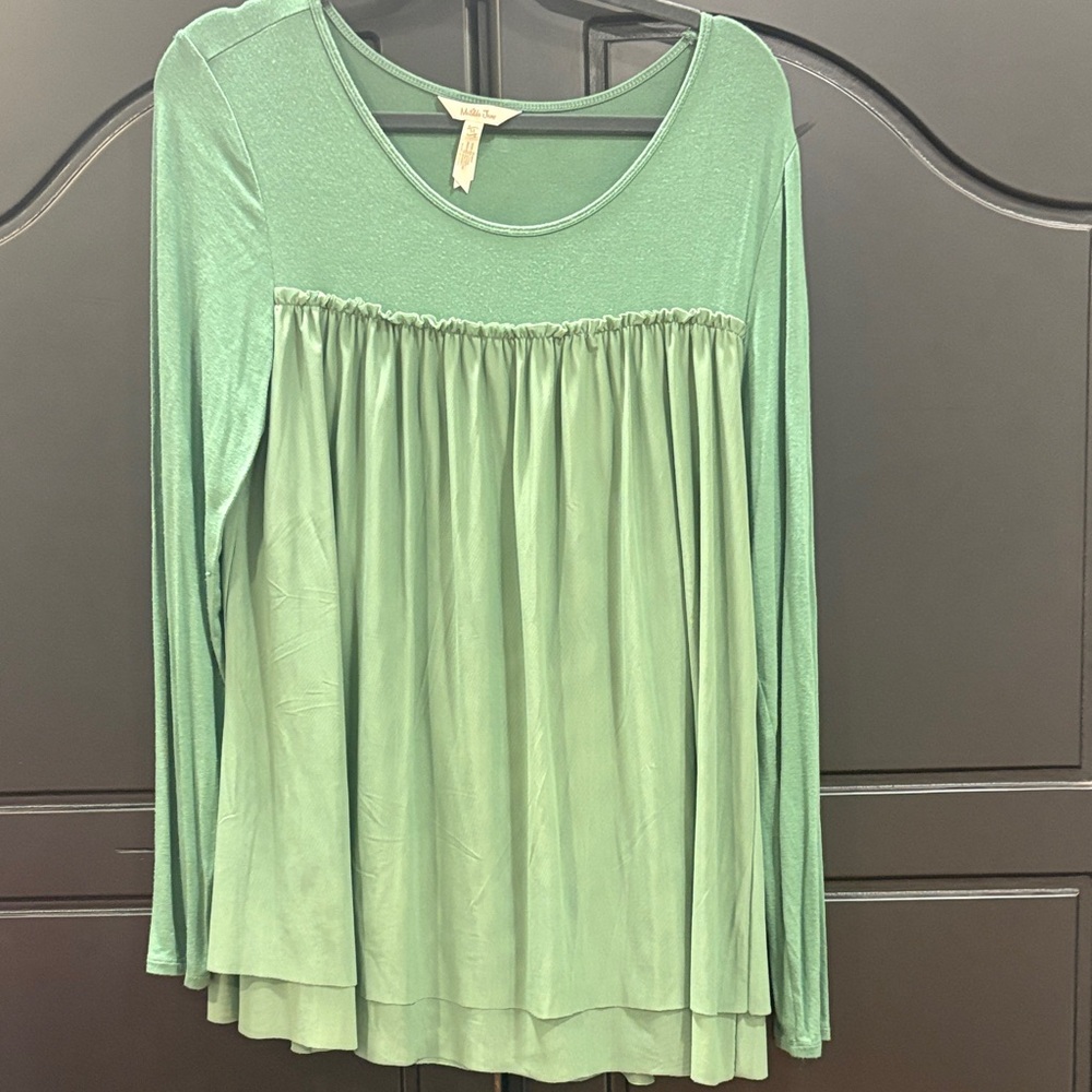 Matilda Jane Sage Green Long Sleeve Blouse